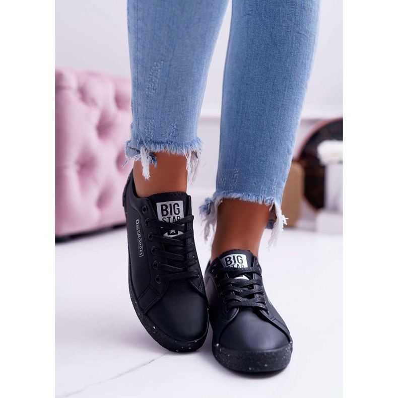 Damen Sneaker Big Star Grau Star Schwarz AA274A008 2