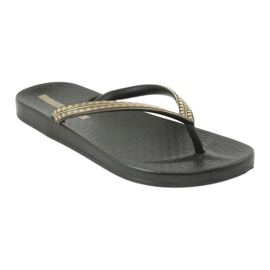Ipanema 82763 schwarze Flip-Flops gelb 1