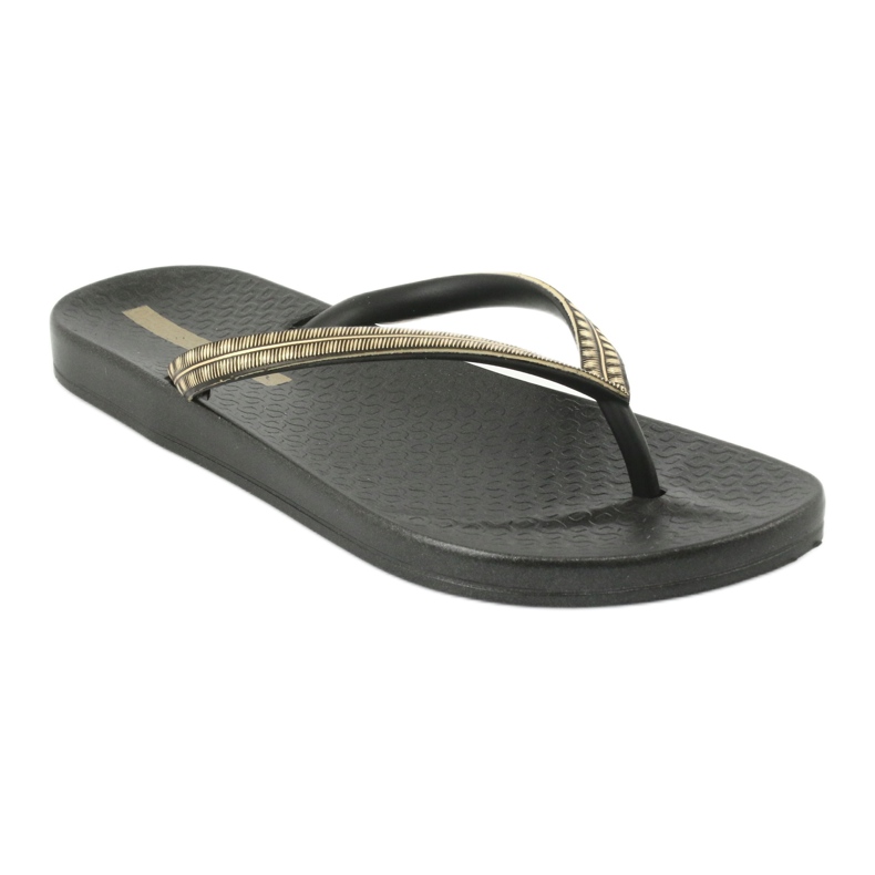 Ipanema 82763 schwarze Flip-Flops gelb 1