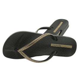 Ipanema 82763 schwarze Flip-Flops gelb 3