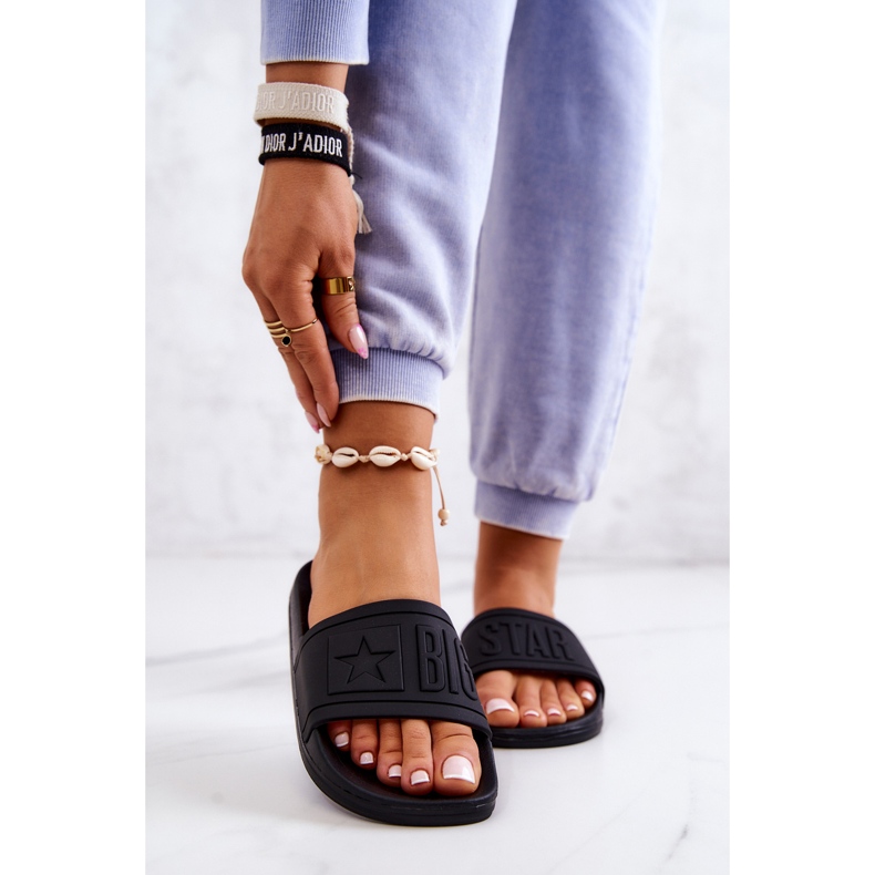 Damen Hausschuhe Big Star Schwarz DD274A271 1