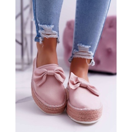 Damen Espadrilles Material Big Star Pink DD274785 rosa 2