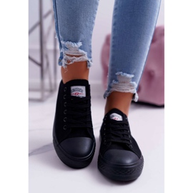 Smith's schwarze niedrige Sneakers für Damen 2