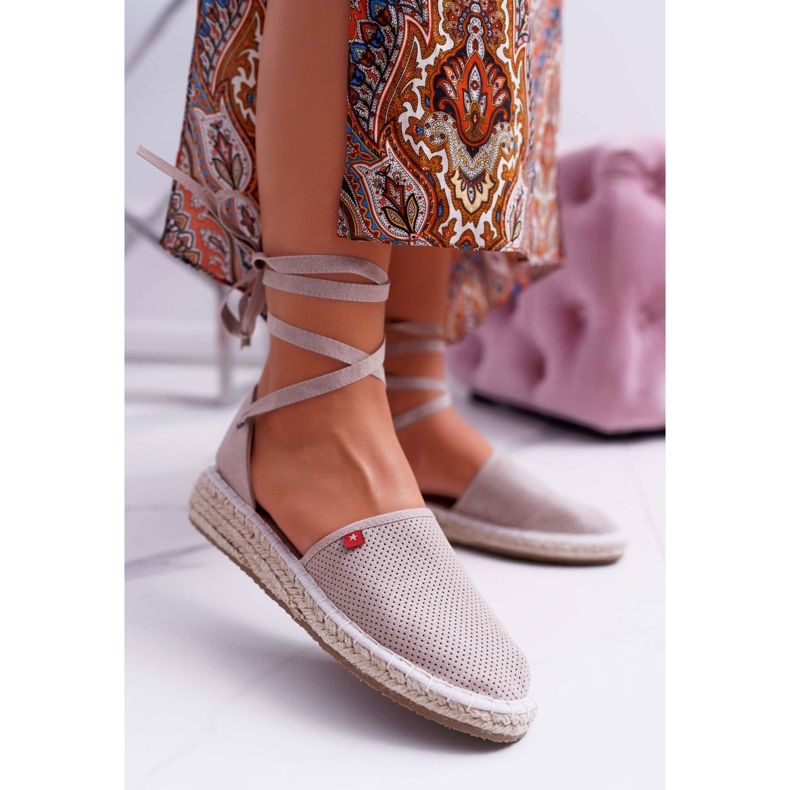 Damen Espadrilles Big Star On Beige Plateau DD274A193 1