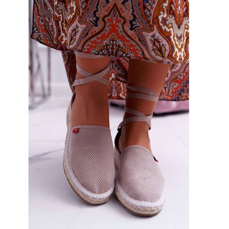 Damen Espadrilles Big Star On Beige Plateau DD274A193 2