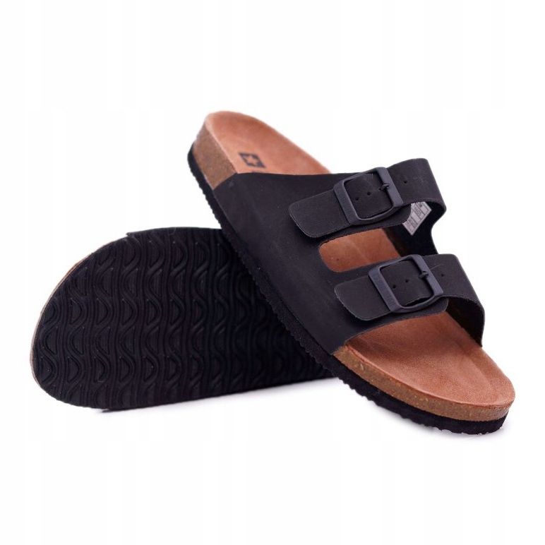 Herren Hausschuhe mit Schnallen Big Star Schwarz DD174605 1