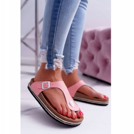 Rosa Flip-Flops für Damen Big Star DD274133 1