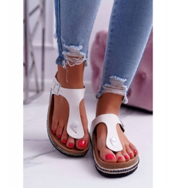 Damen Flip-Flops Weiß Big Star DD274130 2