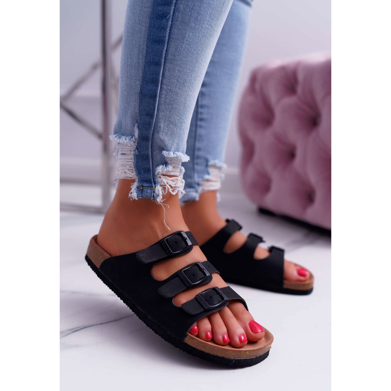 Damen Hausschuhe Schwarz Big Star DD274139 1