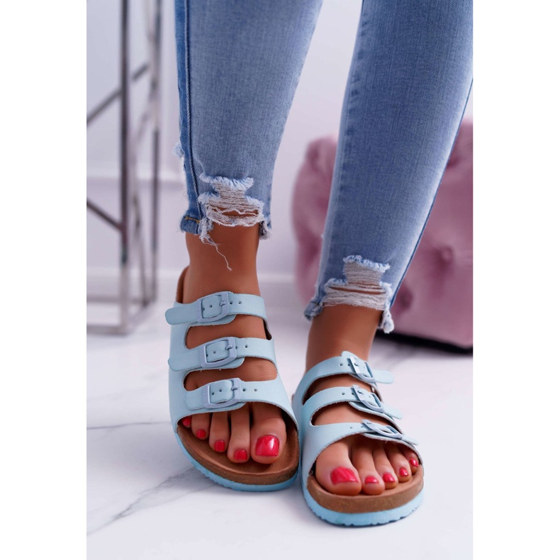 Damen Hausschuhe Hellblau Big Star DD274137 1