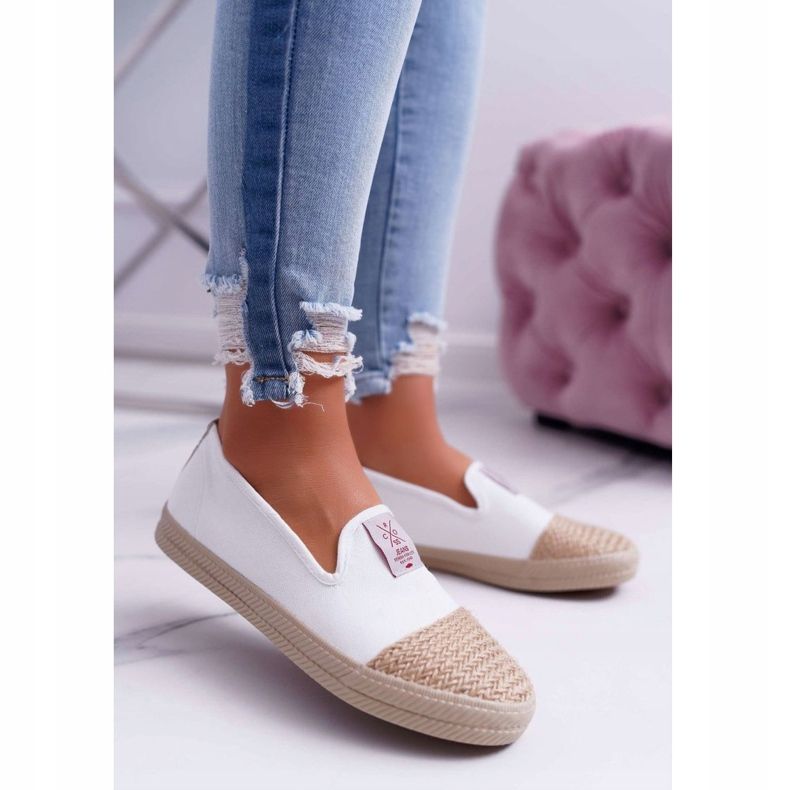 Damen Espadrilles Cross Jeans Weiß DD2R4044 1