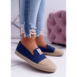 Damen Espadrilles Cross Jeans Marineblau DD2R4046 1