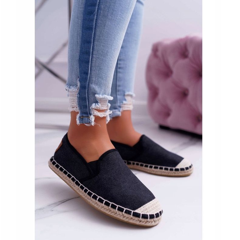 Damen Espadrilles Cross Jeans Schwarz DD2R4106 1