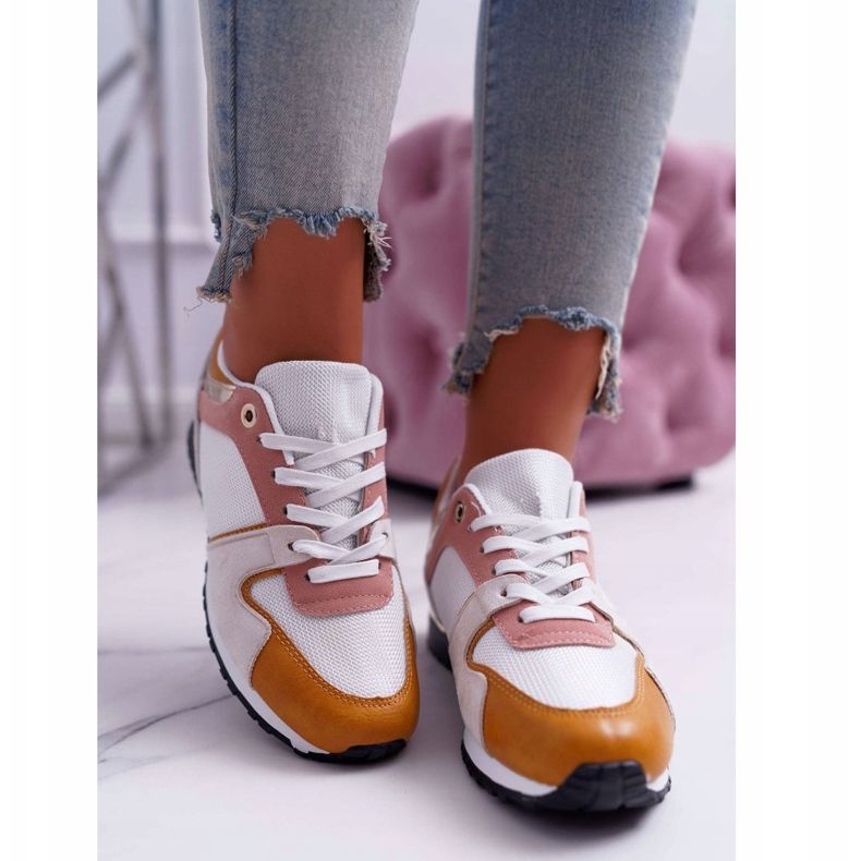 FJ1 Damen Sportschuhe Gelb Merido weiß mehrfarbig 2