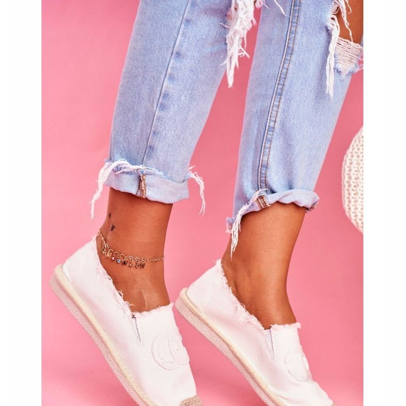 PS1 Damen Espadrilles Weiß Flaure 1