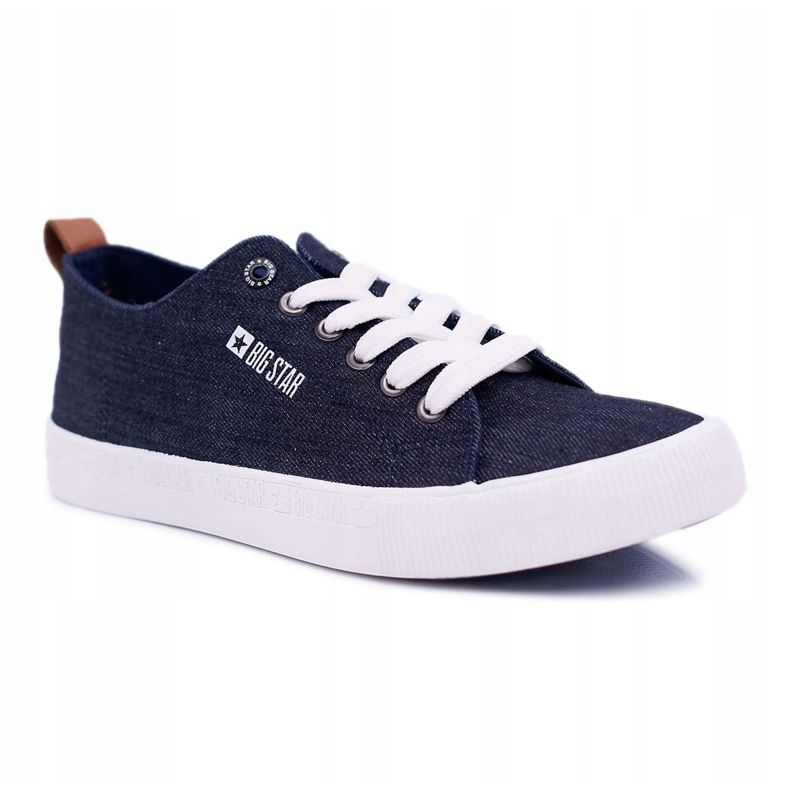 Herren Sneaker Big Star Classic Jeans Marineblau DD174164 navy blau 1