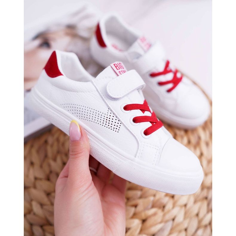 Kinder Sneaker Big Star mit Klettverschluss Weiß DD374106 ['weiß'] 2