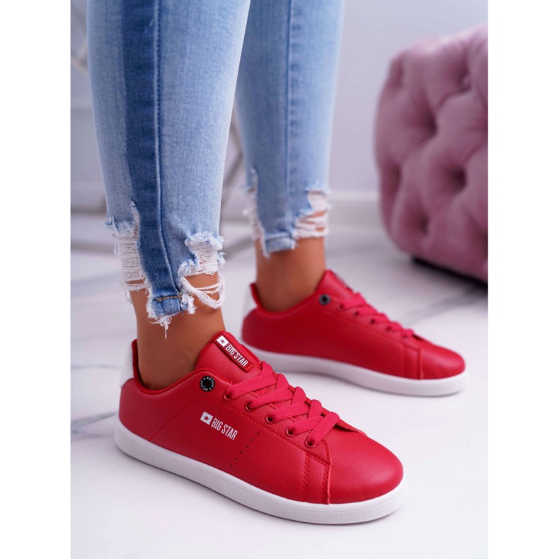 Damen Sneaker Big Star Rot DD274220 2