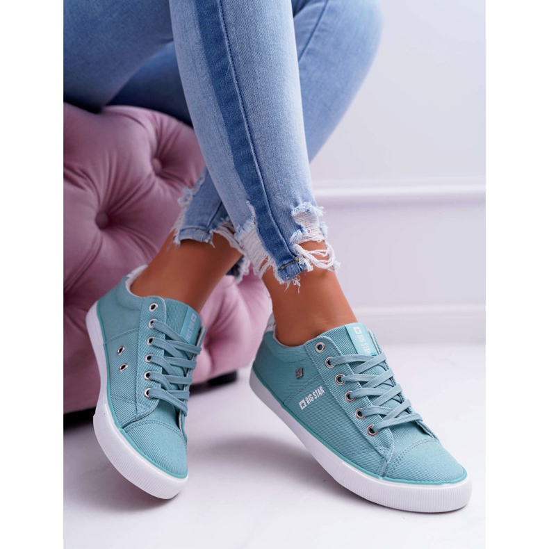Damen Sneaker Big Star Mint DD274351 grün 2