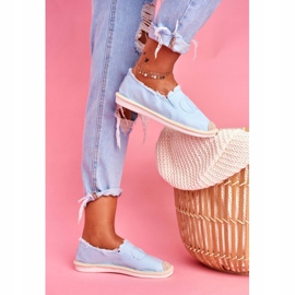 PS1 Flaure Blaue Espadrilles für Damen 2