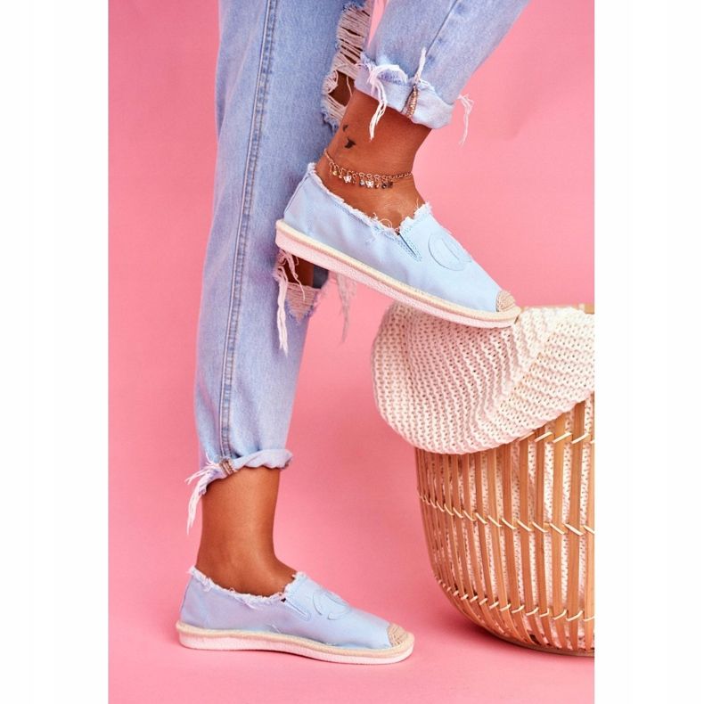 PS1 Flaure Blaue Espadrilles für Damen 2