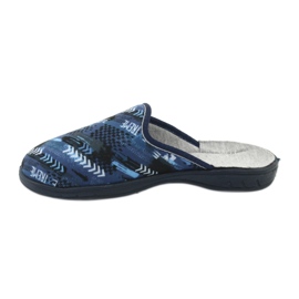 Befado farbige Kinderschuhe 707Y402 schwarz navy blau blau 2