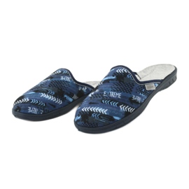 Befado farbige Kinderschuhe 707Y402 schwarz marineblau blau 3