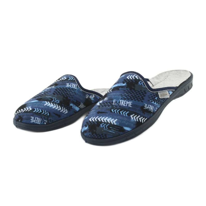 Befado farbige Kinderschuhe 707Y402 schwarz marineblau blau 3