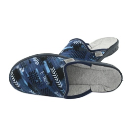 Befado farbige Kinderschuhe 707Y402 schwarz navy blau blau 4