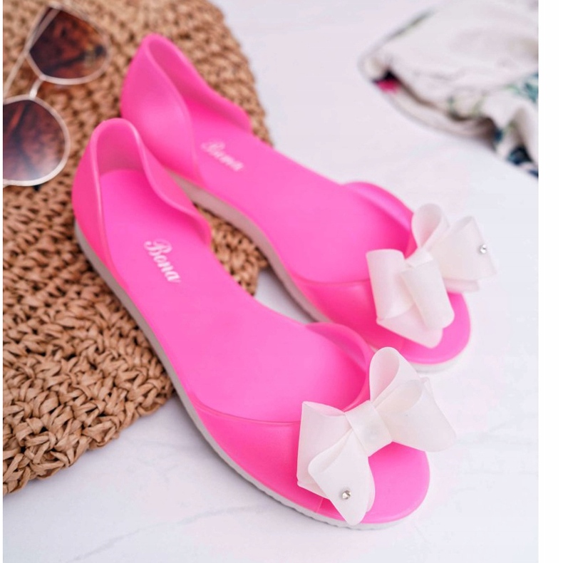 Gummiballerinas Meliski Bows Pink Candy rosa 1