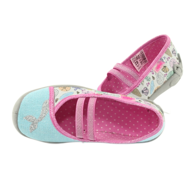 Befado Kinderschuhe 116X264 violett blau rosa grau grün gelb 5