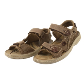 Riko 552 Komfort-Sandalen für Herren beige 2