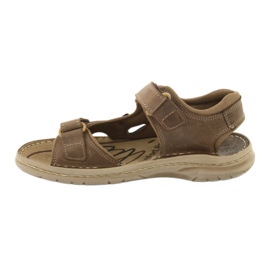 Riko 552 Komfort-Sandalen für Herren beige 1