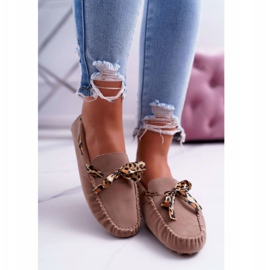 Damen Slipper Lu Boo Bequem Beige Pflaume 2