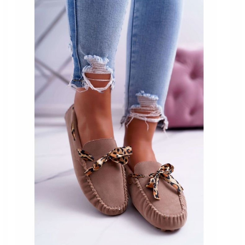 Damen Slipper Lu Boo Bequem Beige Pflaume 2