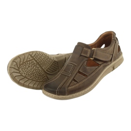 Riko 458 Komfort-Sandalen für Herren khaki 4