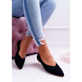 Damen Ballerinas Lu Boo Openwork Black Dessert schwarz 1