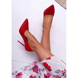 SEA Damen Wildleder Rot Yanna Stilettos 2