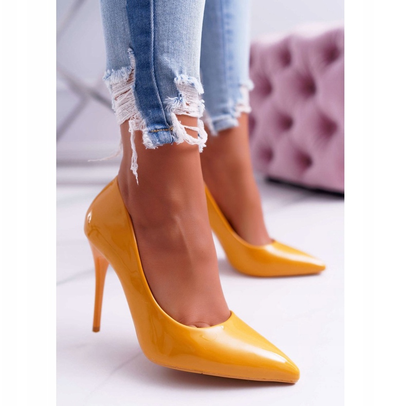 PS1 Gelbe Yanna High Heels für Damen 1