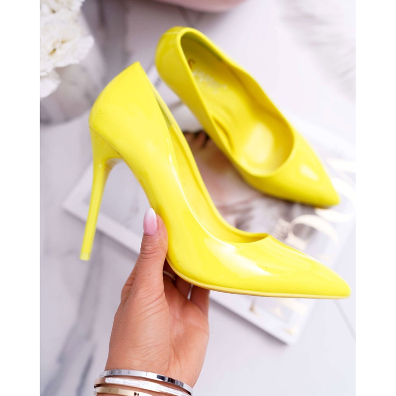 SEA Damen High Heels Yellow Lemon Yanna gelb 1