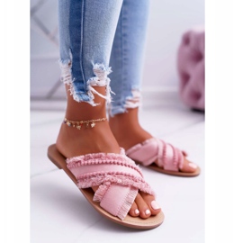 Damen Material Hausschuhe Vices 7269 Pink Jamen rosa 1