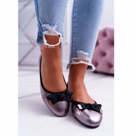 EVE Elegante Damen Ballerinas Graphite LaDonna mehrfarbig grau 2