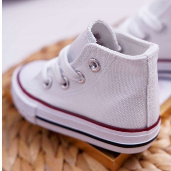 FRROCK Klassische hohe weiße Filemon Sneakers für Kinder 1