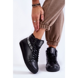 Damen Sneaker Big Star High Schwarz EE274355 1