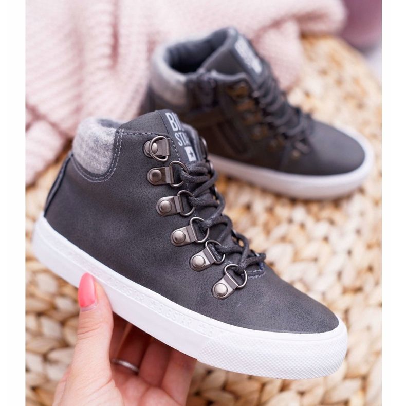Kinder Jungenschuhe Sneakers Big Star Grau EE374040 1