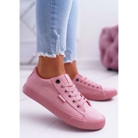 Damen Sneaker Big Star Wildleder Rosa EE274047 1