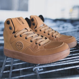 Herren Sportschuhe Big Star High Camel EE174432 braun 1