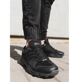 Herren Big Star Trekking Outdoor-Schuhe Schwarz EE174456 1