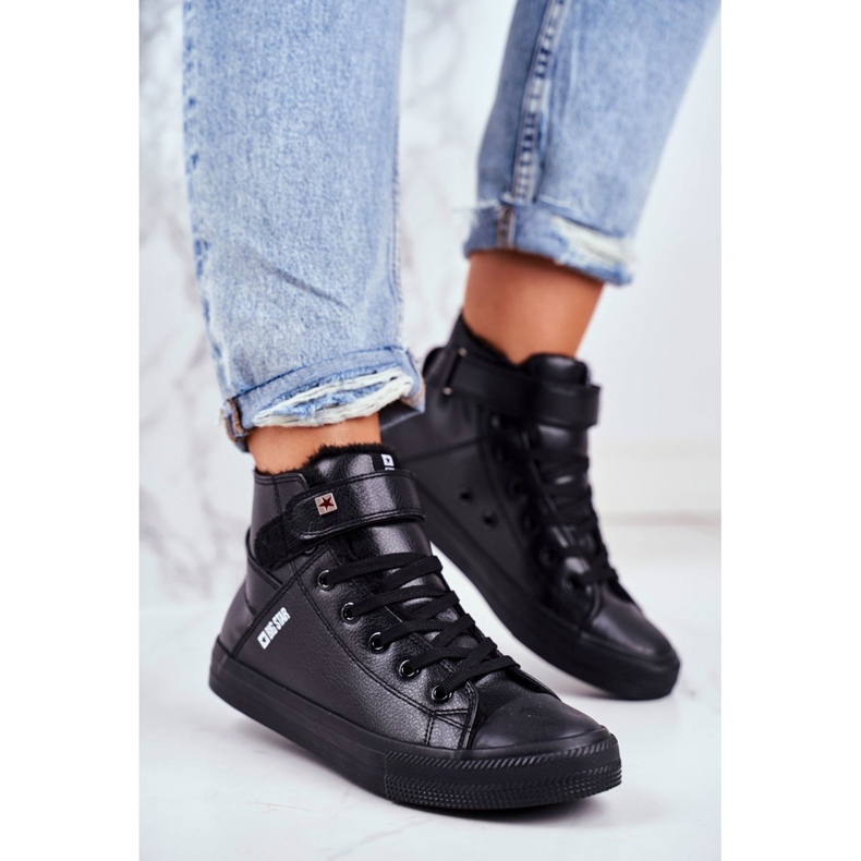 Damen Sneaker Big Star Warm Schwarz V274542FW 2