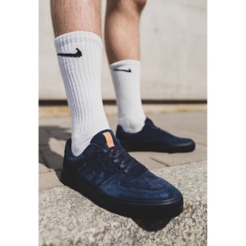 Herren Sneaker Big Star Wildleder Marineblau EE174363 navy blau 1